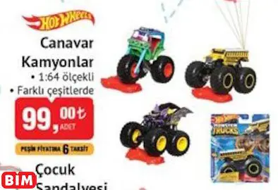 HOT WHEELS CANAVAR KAMYONLAR HOT WHEELS CANAVAR KAMYONLAR